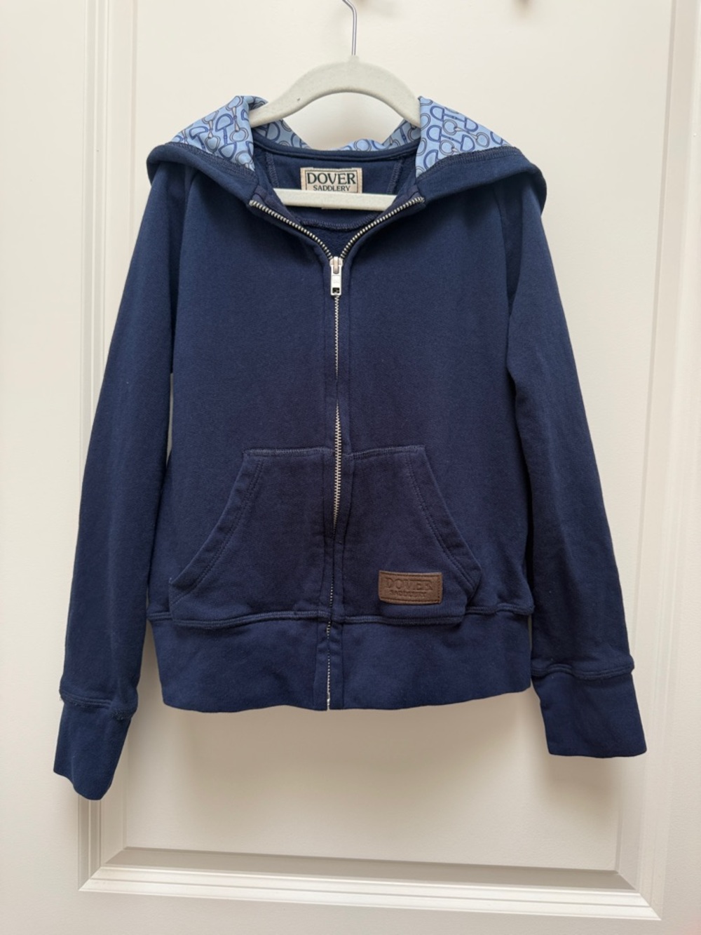 Dover Saddlery Equestrian Navy Blue Hoodie Size M